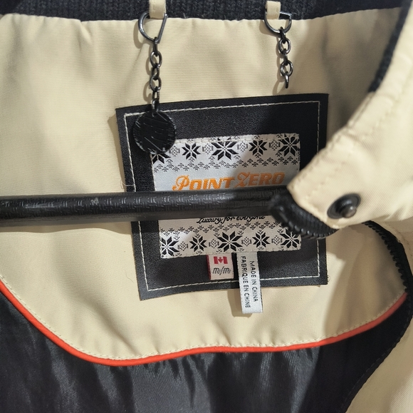Cream Point Zero Winter Jacket Medium - Picture 3 of 4